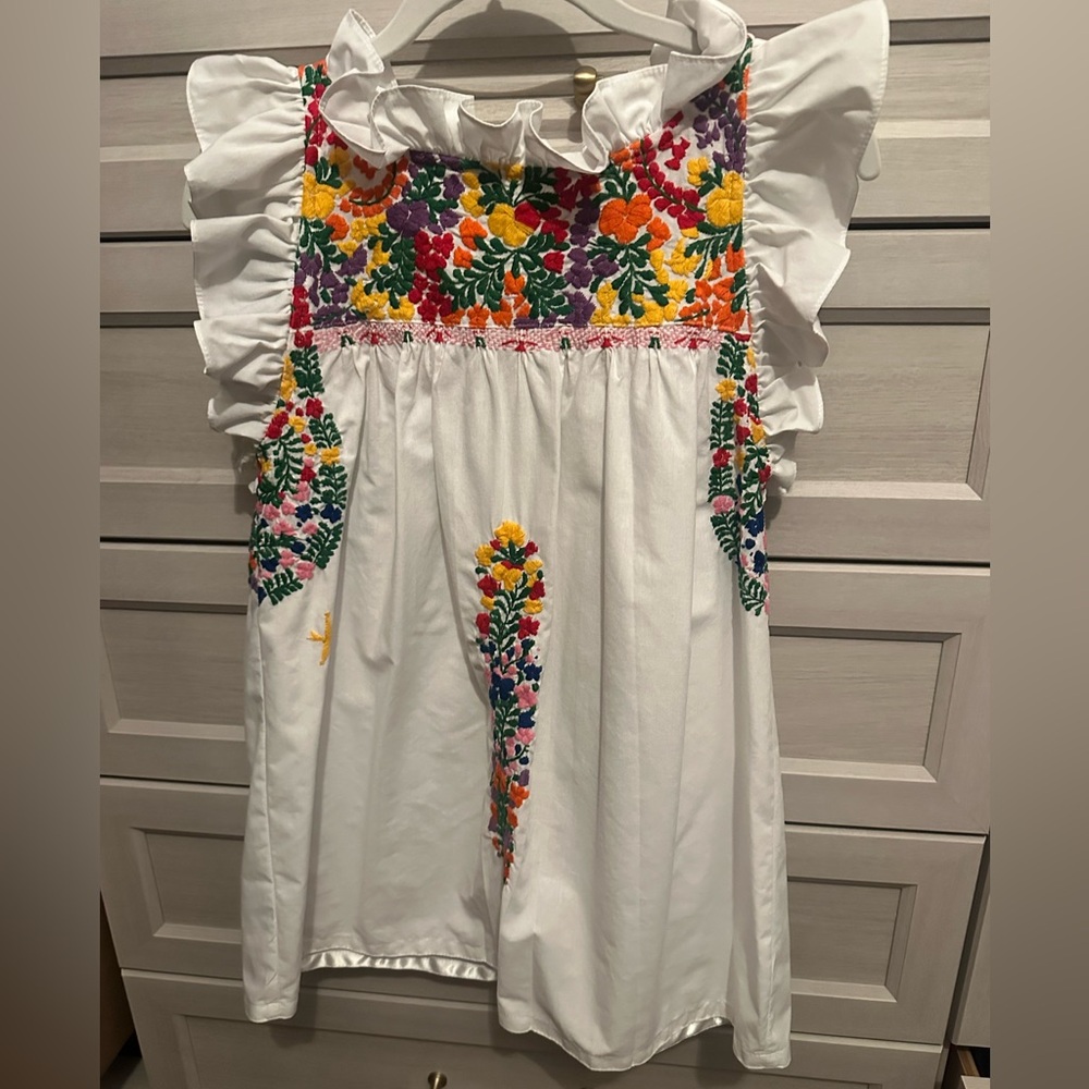Mi Golondrina hand embroidered blouse